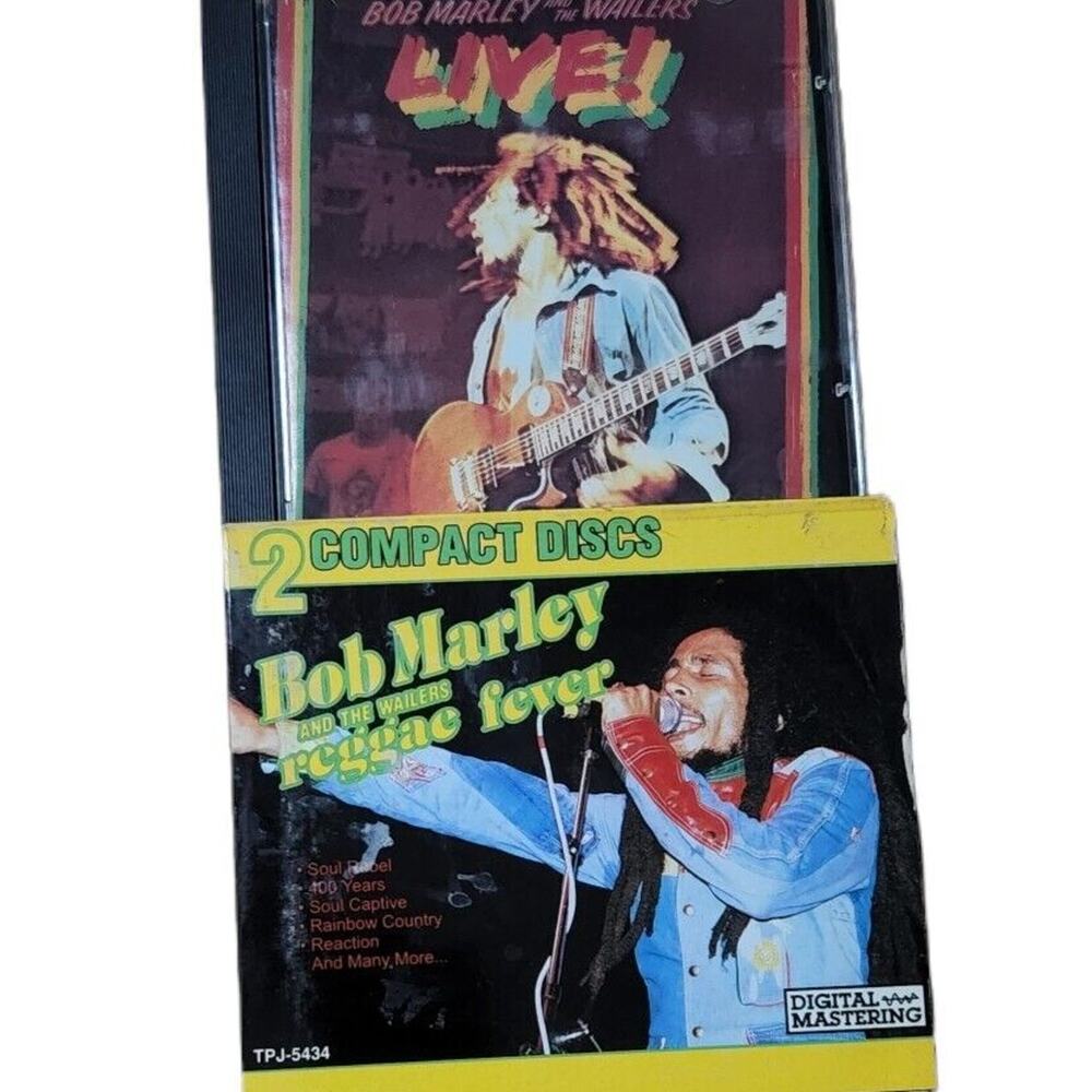 Bob Marley Lot Of 3 Live! Reggae Fever Volume I and II